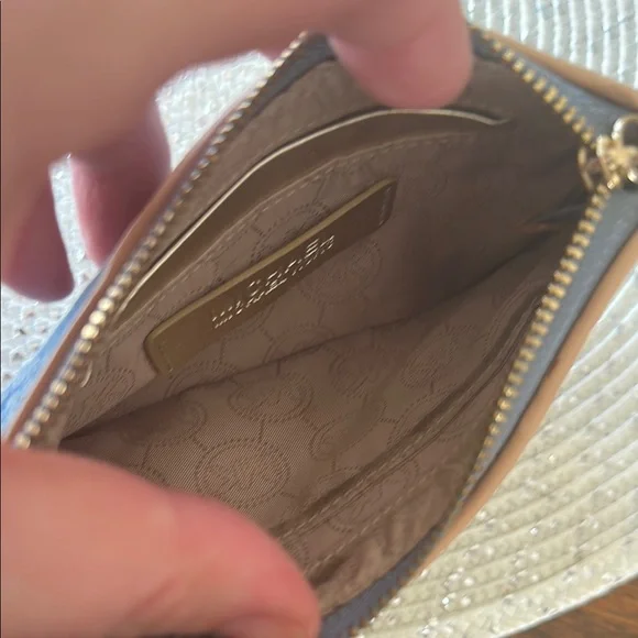 Michael Kors Blue Denim Wristlet - Picture 12 of 13